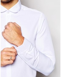 weißes Langarmhemd von Asos