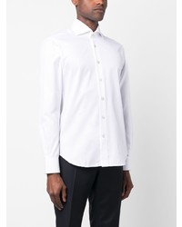 weißes Langarmhemd von Kiton