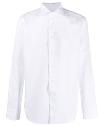 weißes Langarmhemd von Canali
