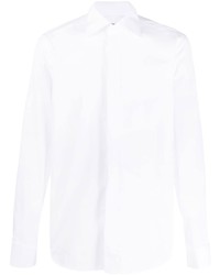 weißes Langarmhemd von Canali
