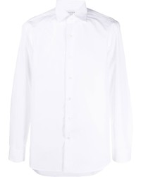 weißes Langarmhemd von Caruso