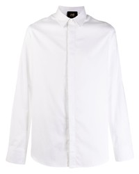 weißes Langarmhemd von Cavalli Class