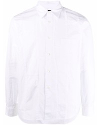 weißes Langarmhemd von Comme des Garcons Homme Deux