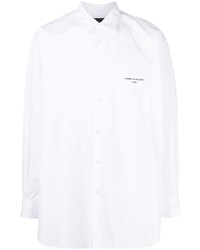 weißes Langarmhemd von Comme des Garcons Homme