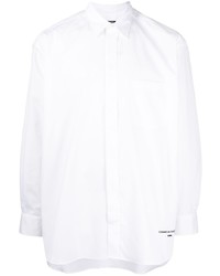 weißes Langarmhemd von Comme des Garcons Homme