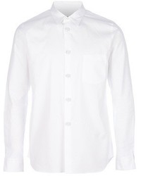 weißes Langarmhemd von Comme des Garcons