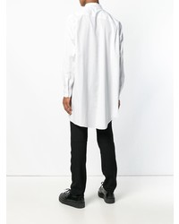 weißes Langarmhemd von Comme Des Garcons Homme Plus