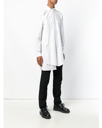 weißes Langarmhemd von Comme Des Garcons Homme Plus