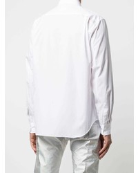 weißes Langarmhemd von Comme Des Garcons Homme Plus