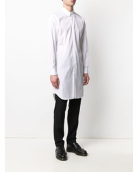 weißes Langarmhemd von Comme Des Garcons Homme Plus