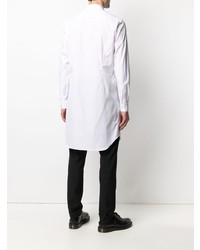 weißes Langarmhemd von Comme Des Garcons Homme Plus