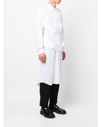 weißes Langarmhemd von Comme Des Garcons Homme Plus