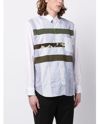 weißes Langarmhemd von Comme des Garcons Homme