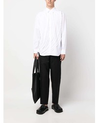 weißes Langarmhemd von Comme Des Garcons SHIRT