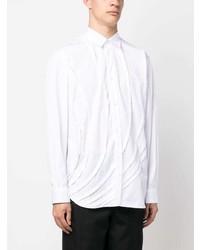 weißes Langarmhemd von Comme Des Garcons SHIRT