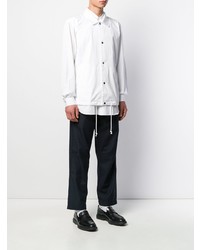 weißes Langarmhemd von Comme Des Garcons SHIRT