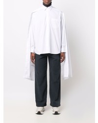 weißes Langarmhemd von Comme Des Garcons SHIRT