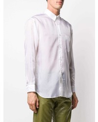 weißes Langarmhemd von Comme Des Garcons SHIRT