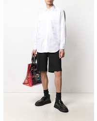 weißes Langarmhemd von Comme Des Garcons SHIRT