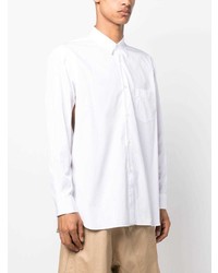 weißes Langarmhemd von Comme Des Garcons SHIRT