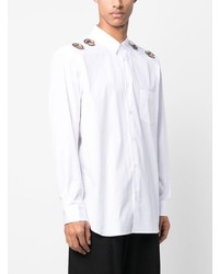 weißes Langarmhemd von Comme Des Garcons SHIRT