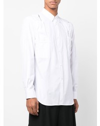 weißes Langarmhemd von Comme Des Garcons SHIRT