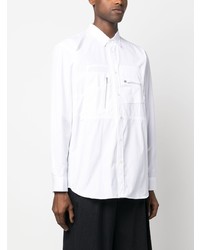 weißes Langarmhemd von Comme Des Garcons SHIRT