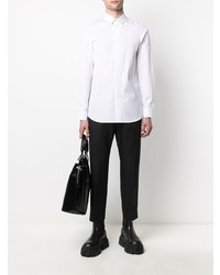 weißes Langarmhemd von Jil Sander