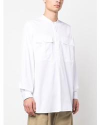 weißes Langarmhemd von Aspesi