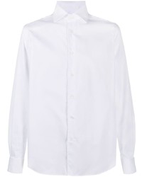weißes Langarmhemd von Corneliani