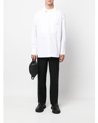 weißes Langarmhemd von Jil Sander