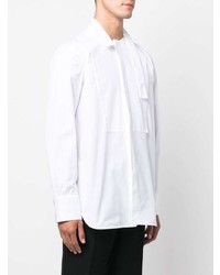 weißes Langarmhemd von Jil Sander