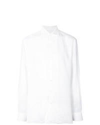 weißes Langarmhemd von Doppiaa