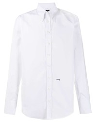 weißes Langarmhemd von DSQUARED2
