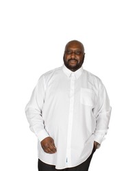 weißes Langarmhemd von Duke Clothing