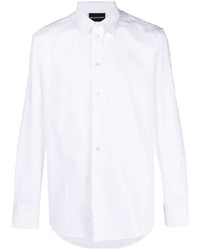 weißes Langarmhemd von Emporio Armani