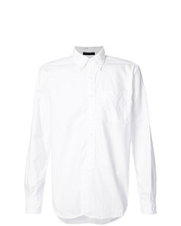 weißes Langarmhemd von Engineered Garments