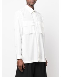 weißes Langarmhemd von Nike