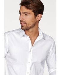 weißes Langarmhemd von Esprit