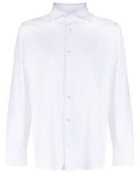 weißes Langarmhemd von Fedeli