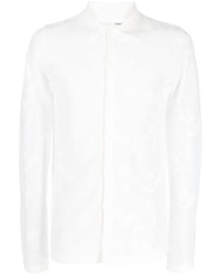 weißes Langarmhemd von Feng Chen Wang