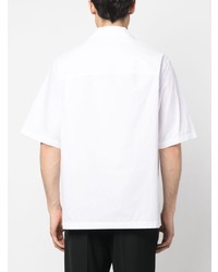 weißes Langarmhemd von Jil Sander