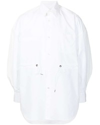 weißes Langarmhemd von Fumito Ganryu