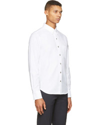 weißes Langarmhemd von Moncler