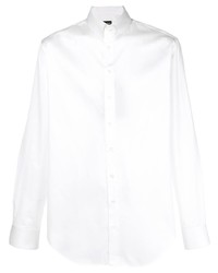 weißes Langarmhemd von Giorgio Armani