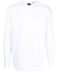 weißes Langarmhemd von Giorgio Armani
