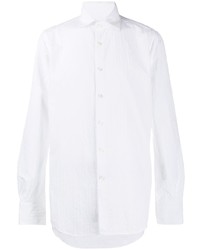 weißes Langarmhemd von Glanshirt