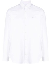 weißes Langarmhemd von Hackett