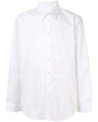 weißes Langarmhemd von Helmut Lang