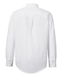 weißes Langarmhemd von Highmoor